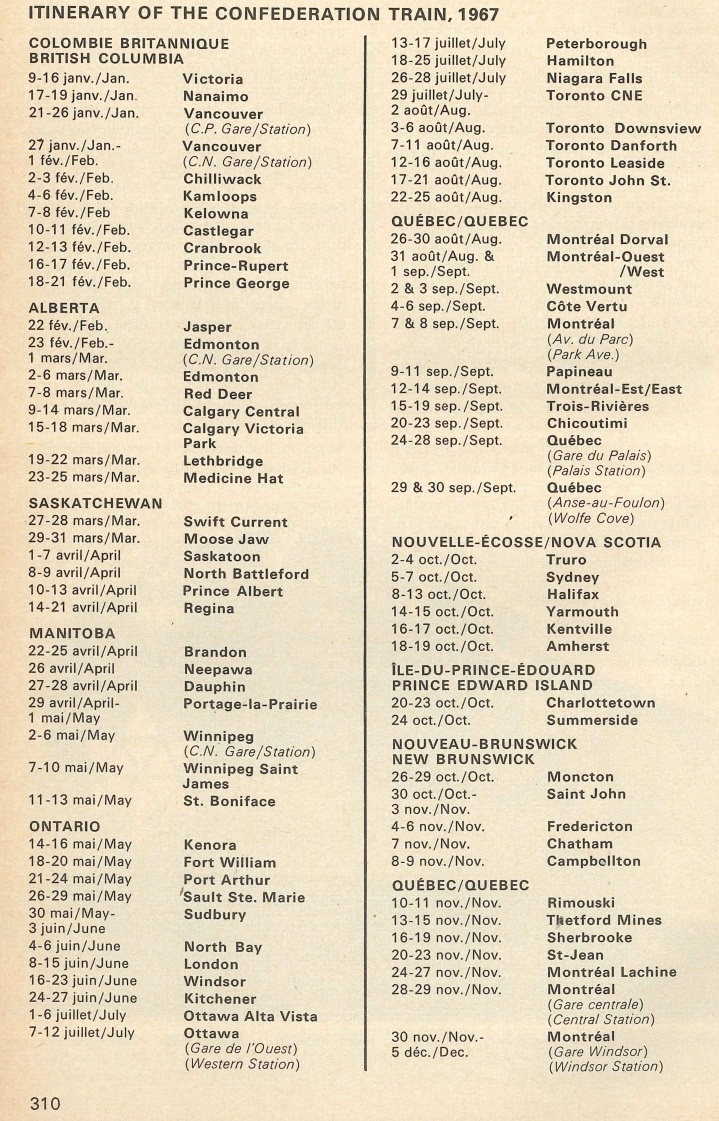 Itinerary