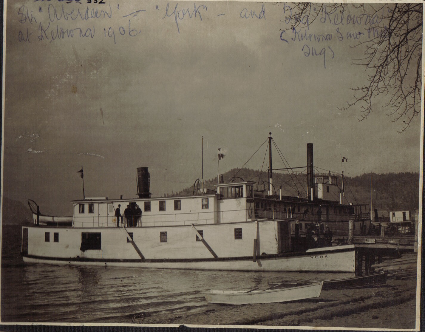 Kelowna Wharf, 1906