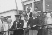 C.N. tug crew on the Pentowna, May 15, 1958