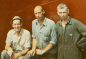 Chief Engineer Richard Siewert on right